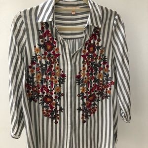 Skies are Blue embroidered blouse